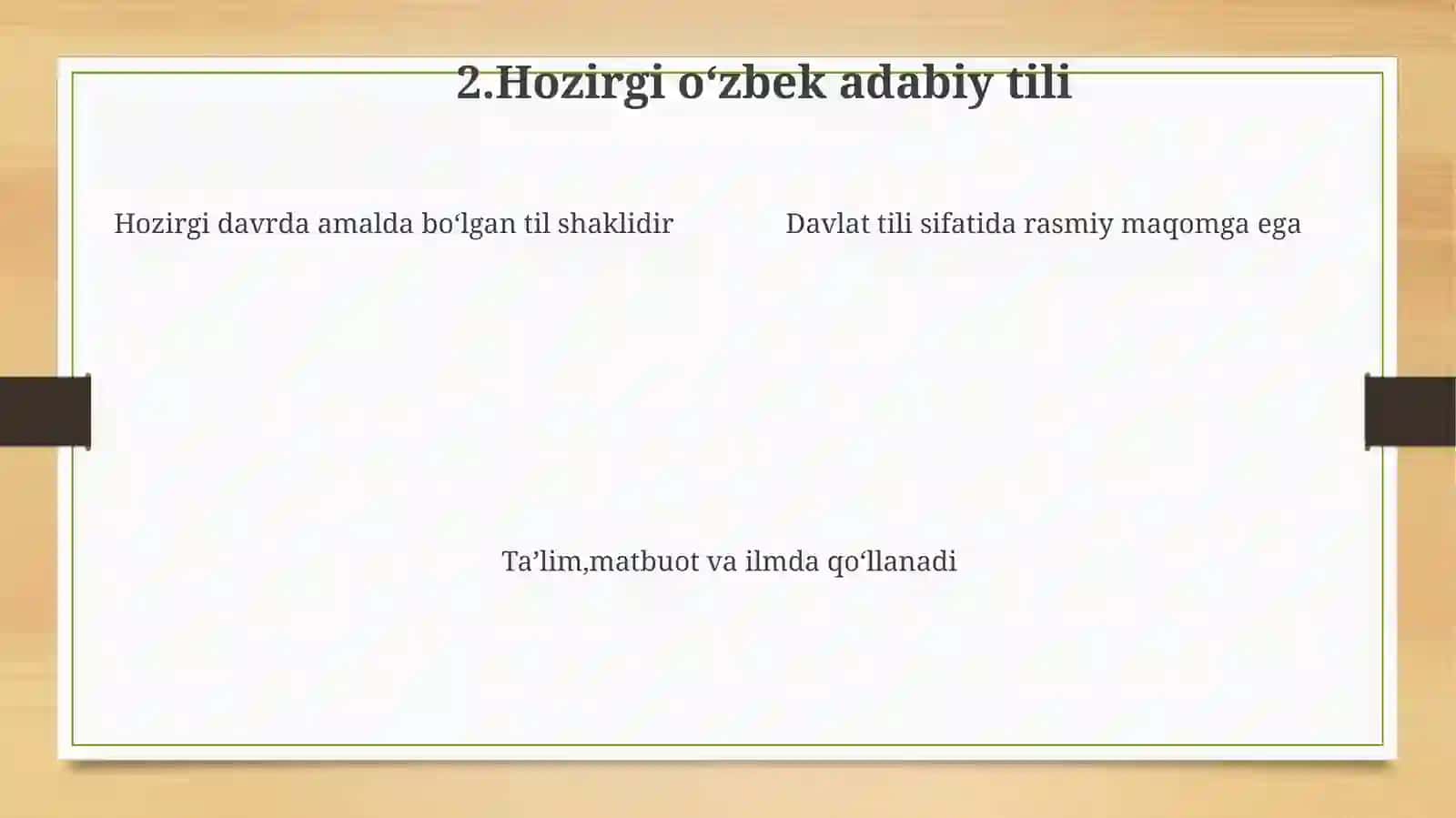 Hozirgi  oʻzbek   adabiy  tiliga  kirish 4