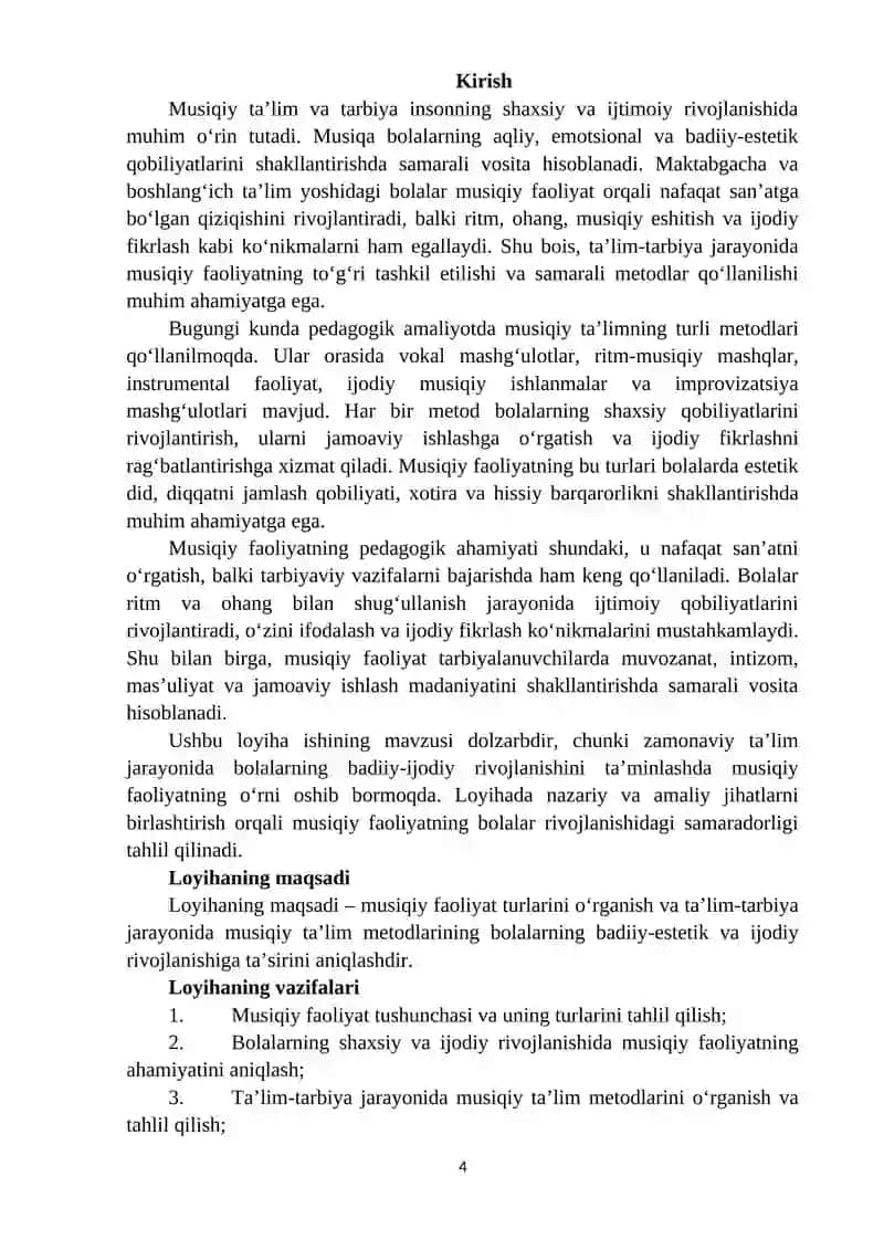 Loyiha ishi. 4