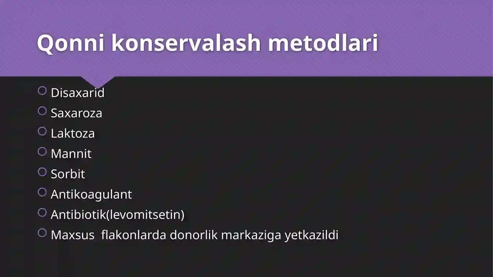 Qonnikonservalash 4