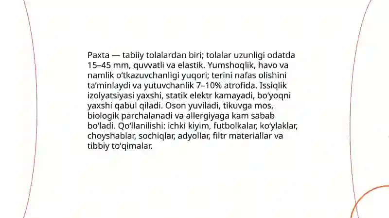 Toʻqimachilik materiallari 4