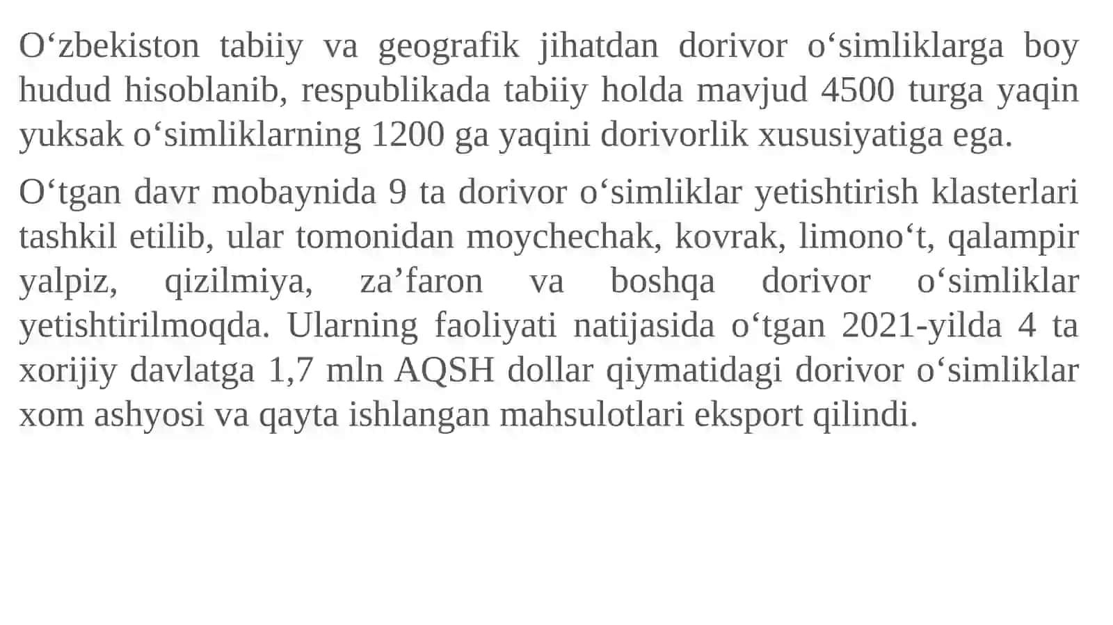 Gullarishifobaxsh hususiyatga ega bo'lgan dorivor o'simliklar 4