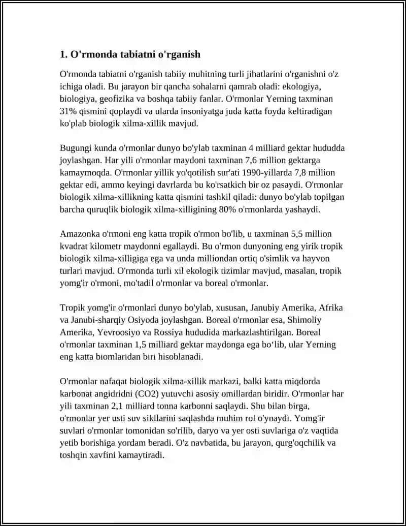 MAKTABGACHA KATTA YOSHDAGI BOLALARNI TABIAT BILAN TANISHTIRISH FAOLIYATINI LOYIHALASHTIRISH REJASI 4