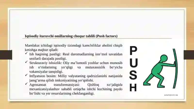 Ishchi kuchi migratsiyasining global sabablari va iqtisodiy omillari 4