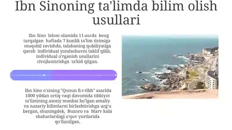 Abu Ali Ibn Sinoning taʼlimiy qarashlari 4