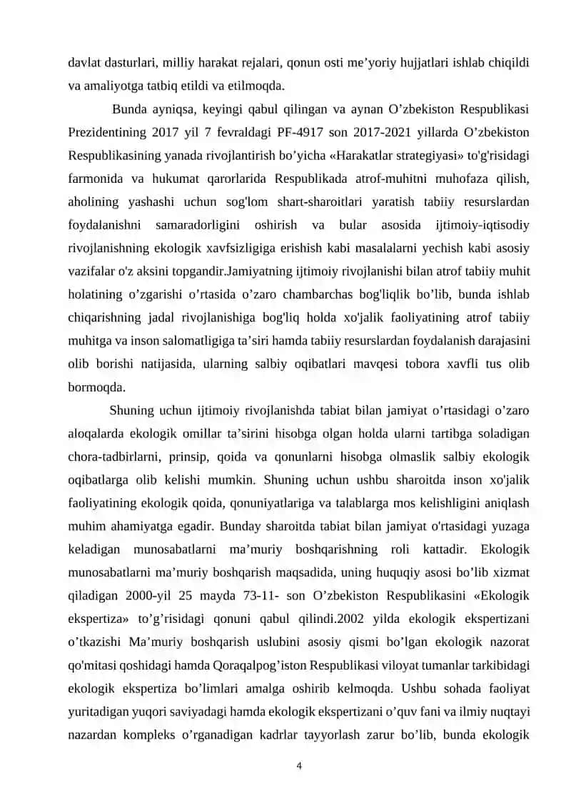 Hayvonot dunyosi va uni ekologik –huquqiy muxofaza qilish 4