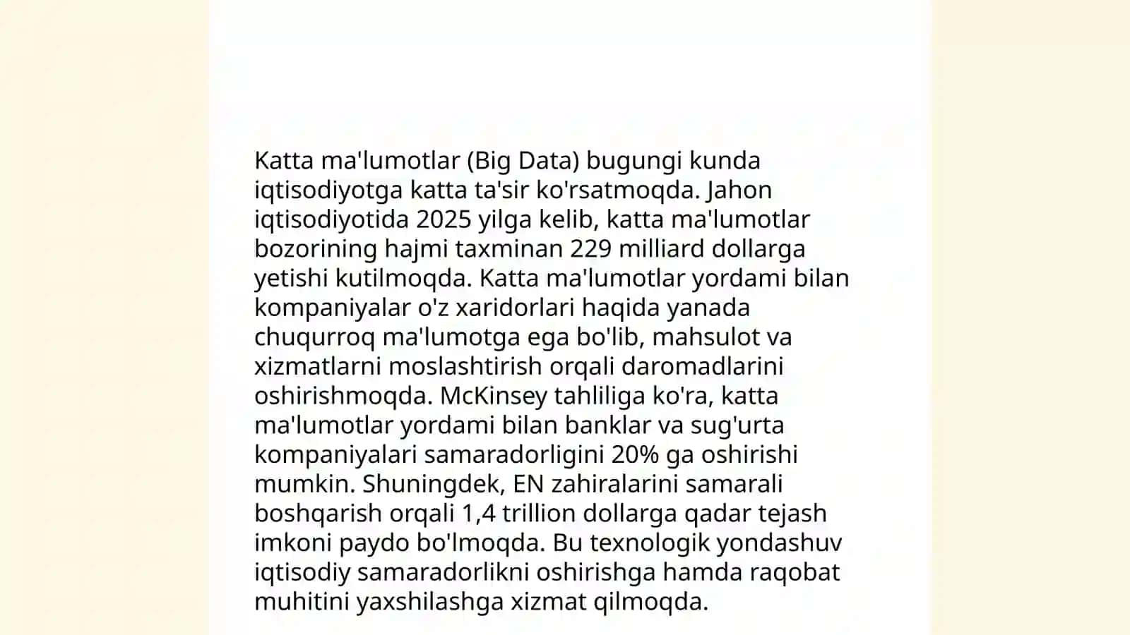 Raqamli iqtisodiyotning texnologik asoslari 4