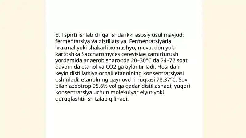 Etil spirti.Alkogolizm va uning asoratlari 4
