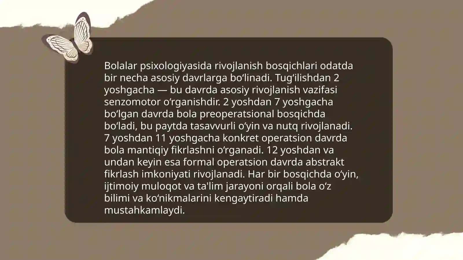 Bolalar psixologiyasi fanini oʻqitish metodikasi 4