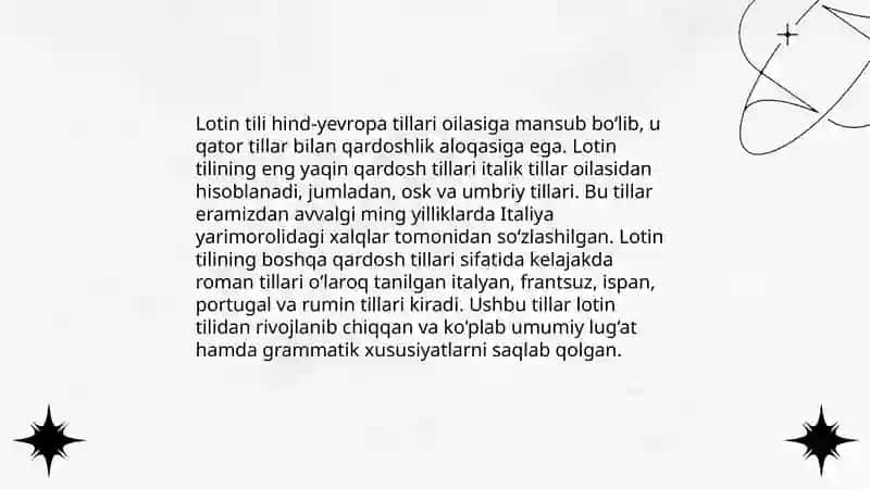 Lotin tilining paydo bo’lishi 4