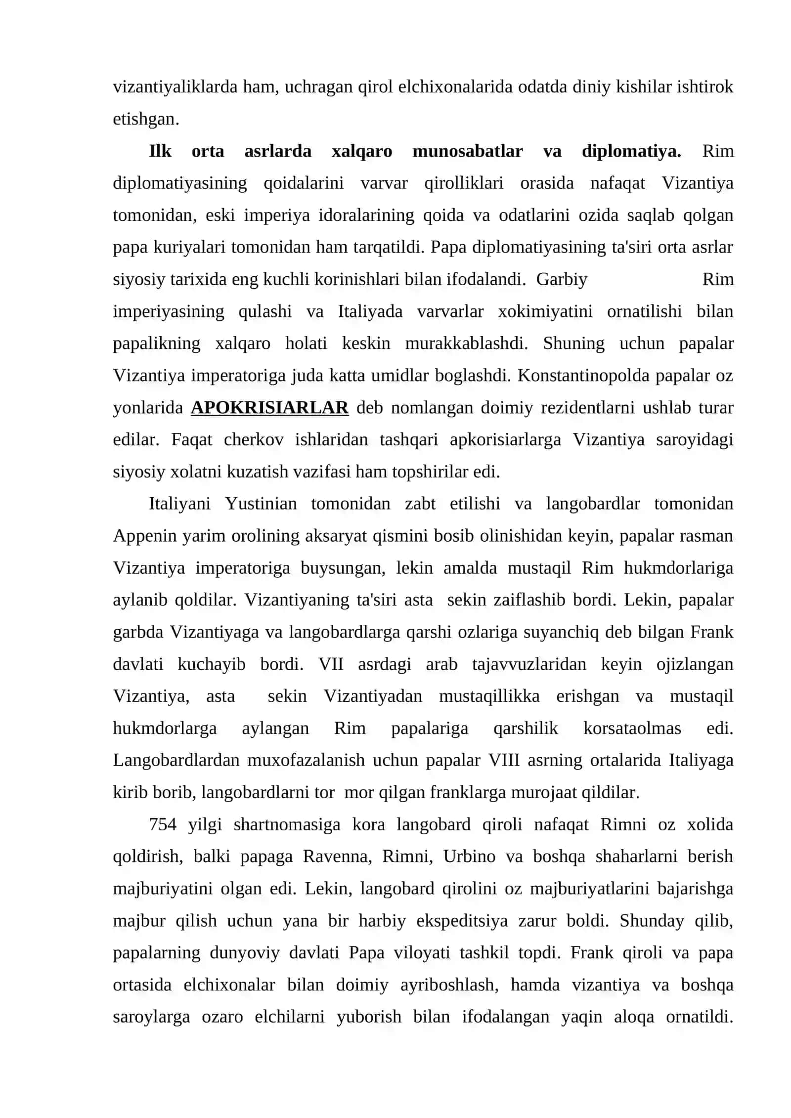 O‘rta asrlarda xalqaro munosabatlar va diplomatiya 4