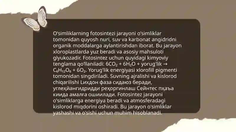 Oʻsimlik haqida malumot 10ta 4