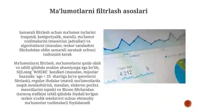 Ma'lumotlarni filtrlash usullari 4