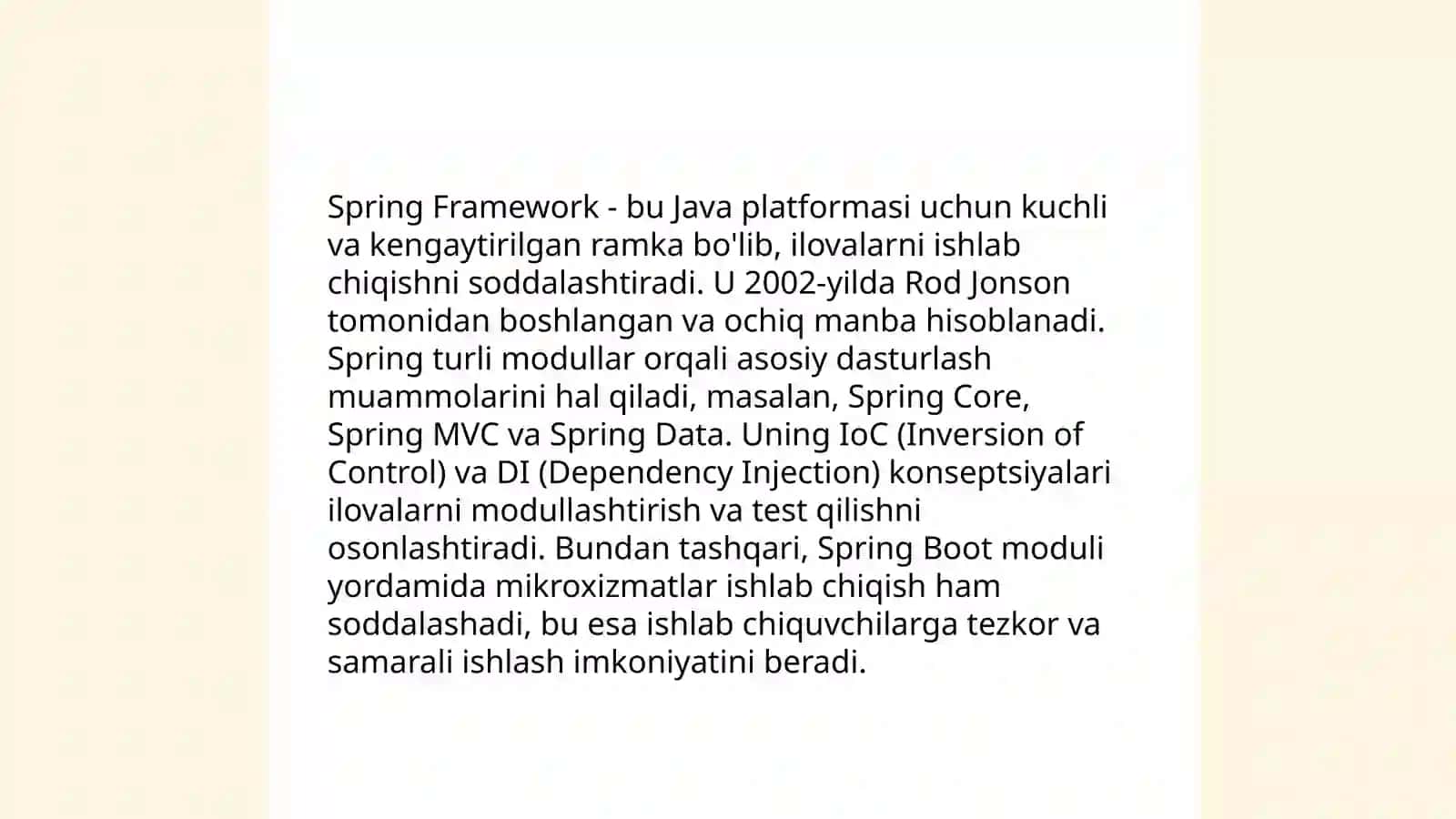 My Test va Spring QuizMaker dasturlari 4