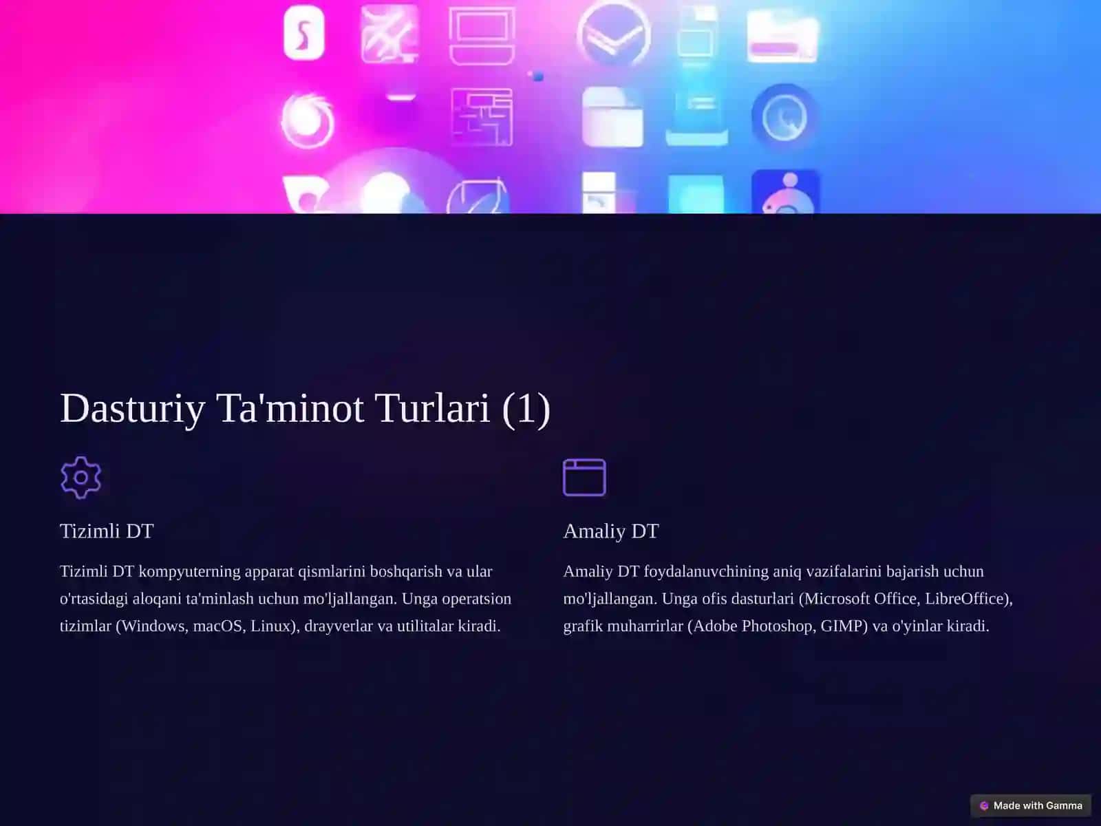Informatikaning Dasturiy Ta'minoti va Rivojlanish Istiqbollari 4