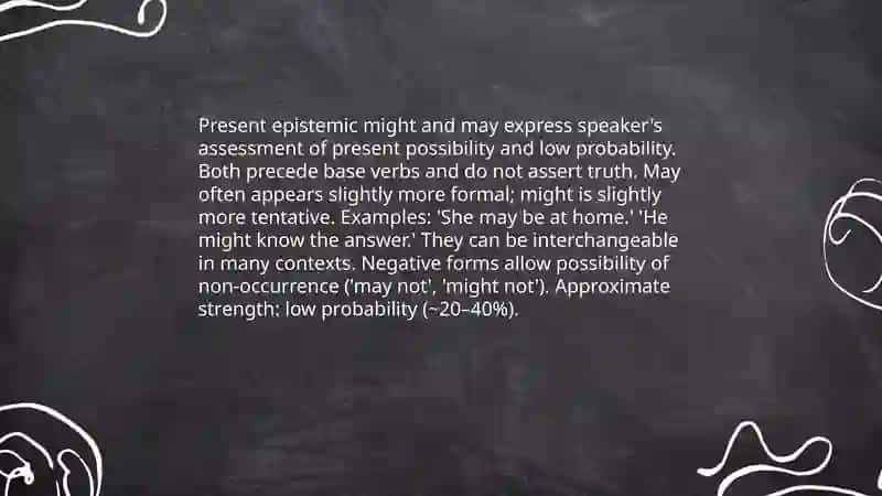 Modals of probability and possibility in the past, present and future 4