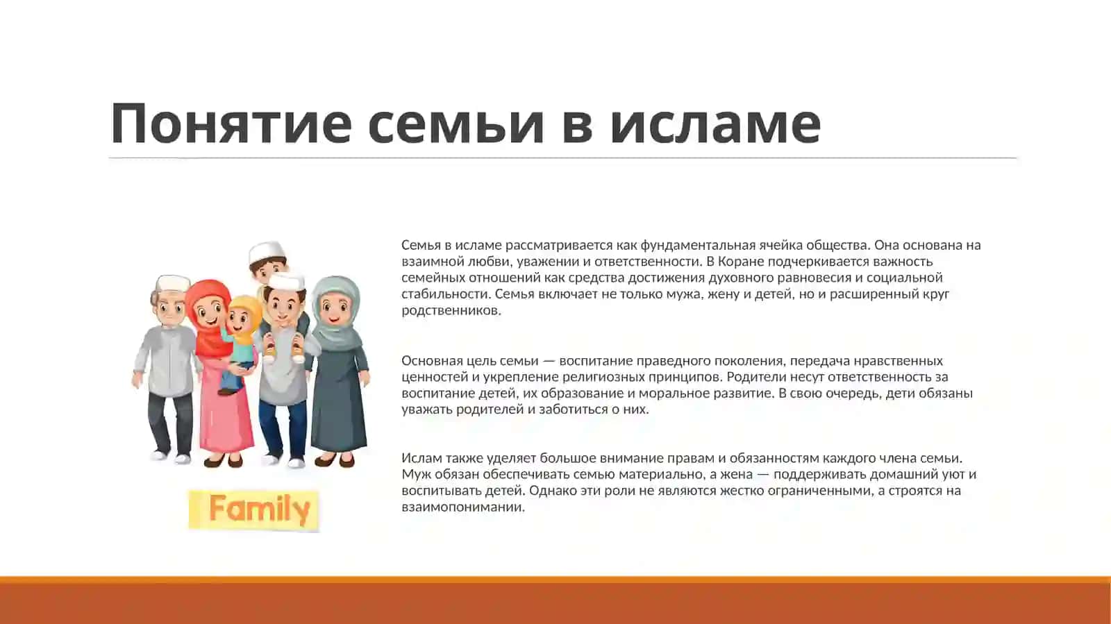 Семья, Брак, Идда в Исламском Правоведении 4