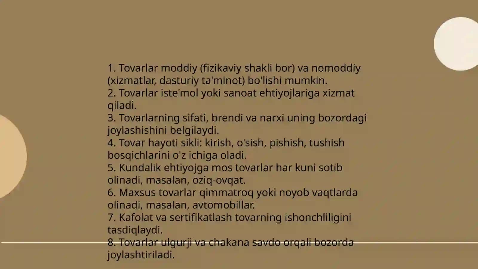 Tovar va uning xususiyatlari 4
