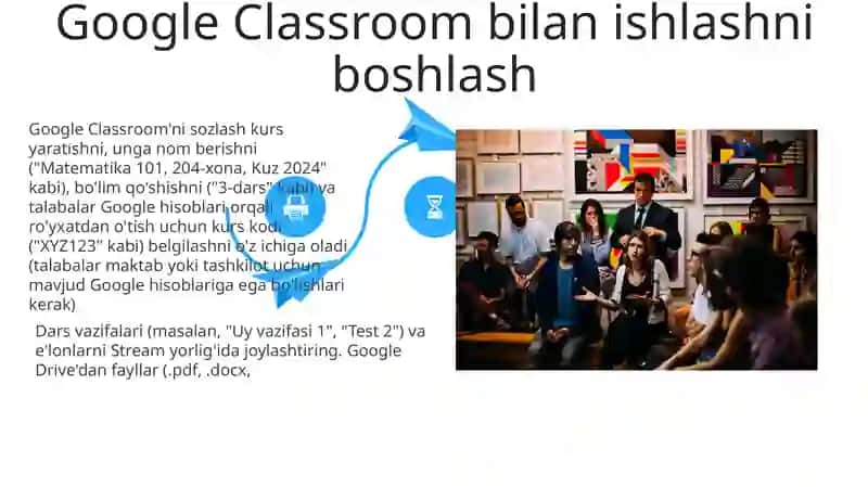 Google Classroomda kurs yaratish va unga talabalarni ulash 4