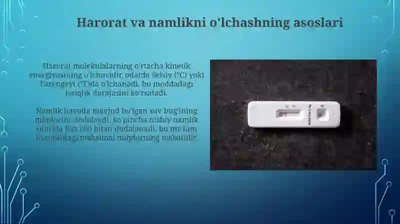 Harorat va namlik o'lchash datchigi (DHT 11,DHT 22 YOKI TMP 36) 4
