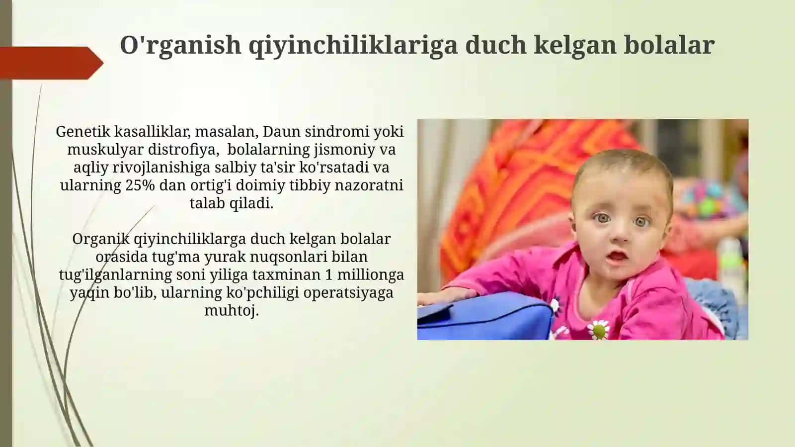 Alohida yordamga muhtoj bo'lgan bolalar toyifalari 4