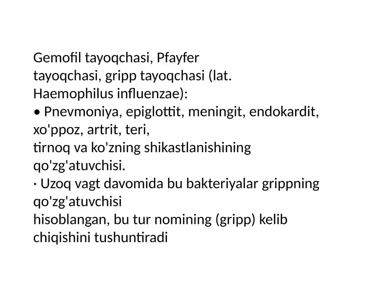 Bronxit kasalligining qozgatuvchilari patogenez laboratoriyatashhisi 4
