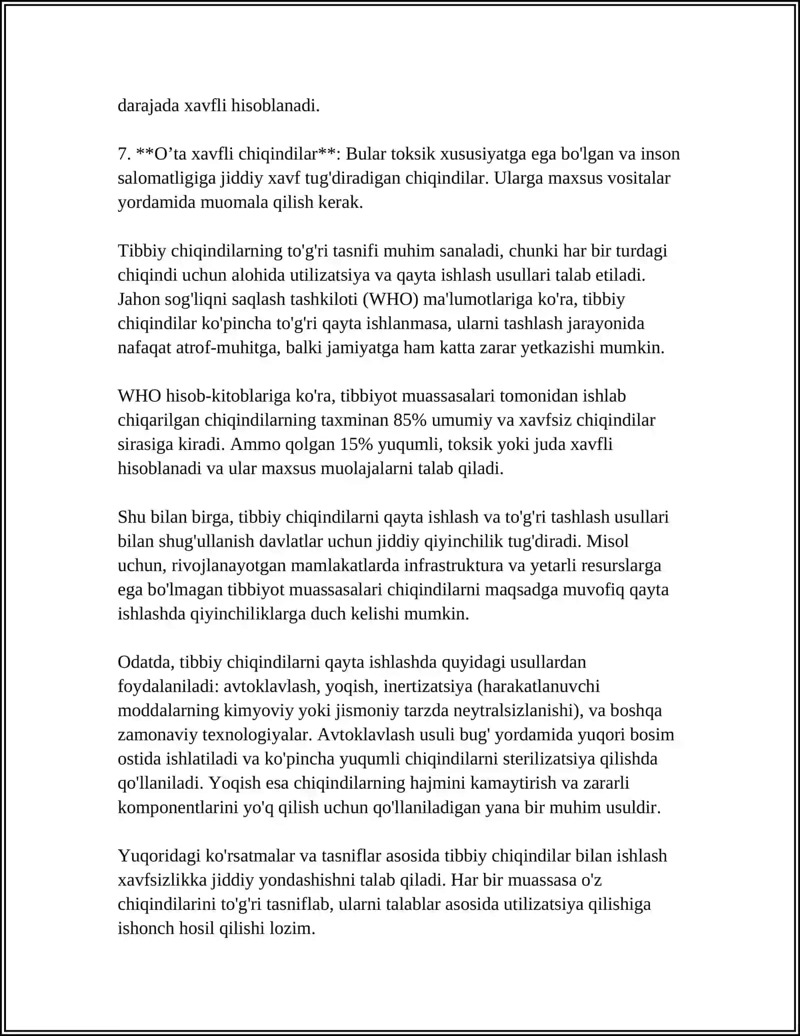TIBBIY CHIQINDILARNI YIG‘ISH TURLARI 4