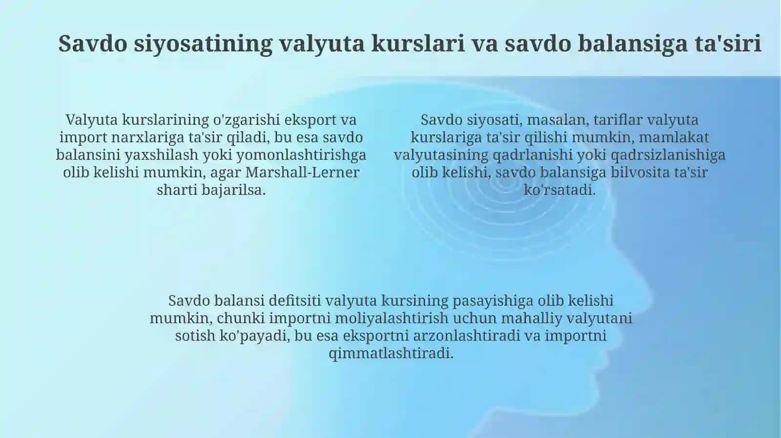 Xalqaro savdo siyosati va uning moliyaviy oqibatlari 4