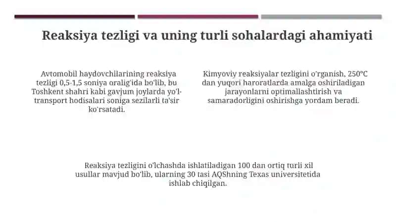 Reaksiya tezligini rivojlantirishning fiziologik asoslari 4