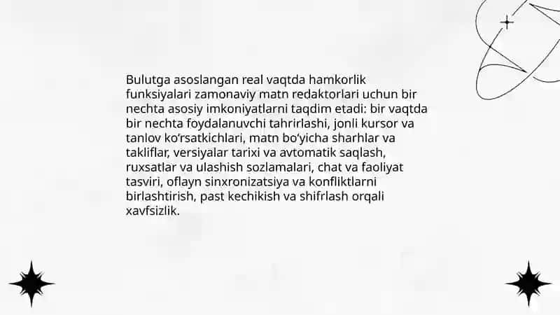 Zamonaviy matn redaktorlari 4