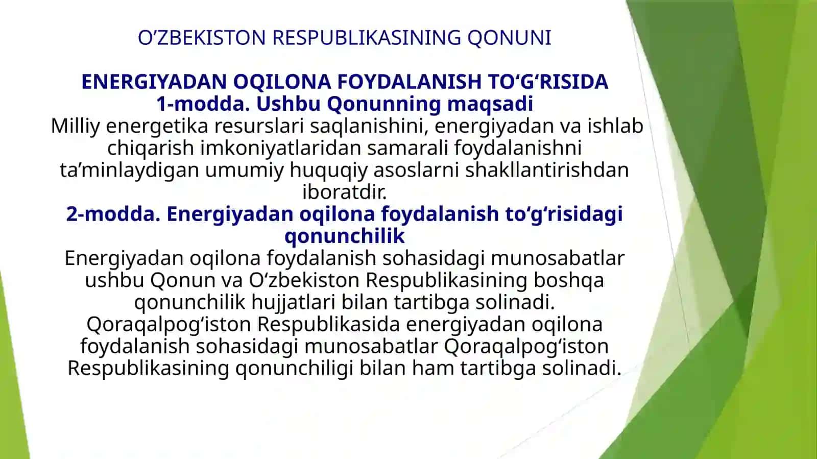 SANOAT KORXONALAR MA’MURIY BINOLARIDA ENERGIYADAN OQILONA FOYDALANISH 4