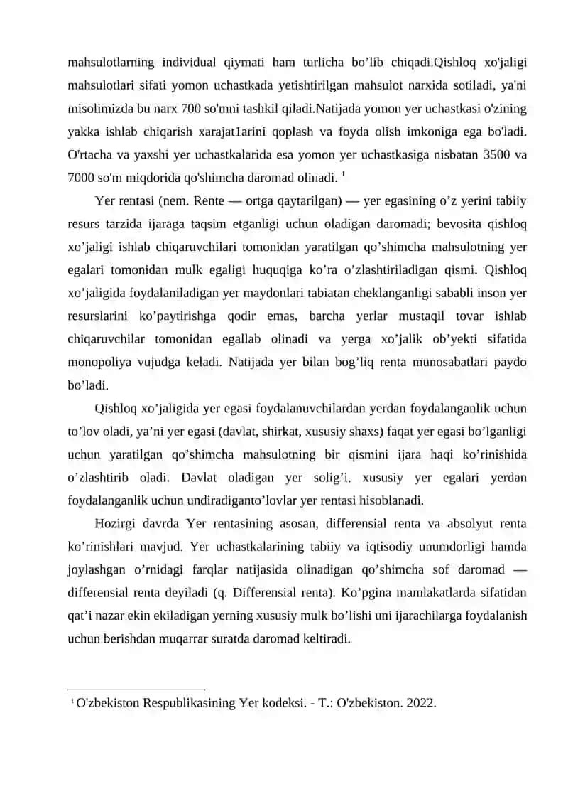 Yer rentasi 4