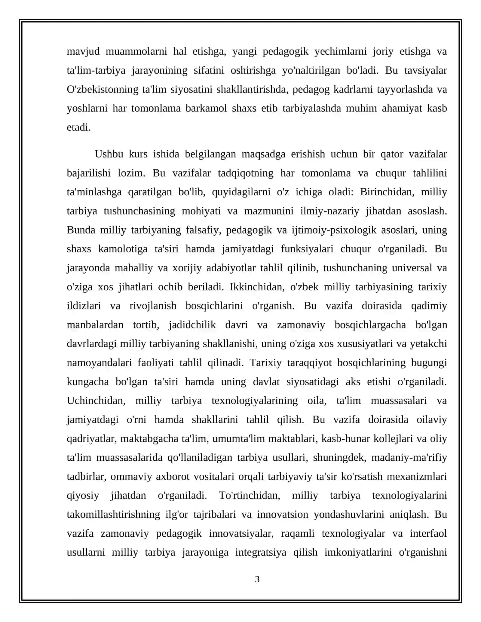 O'zbek  milliy tarbiya texnologiyalari 4