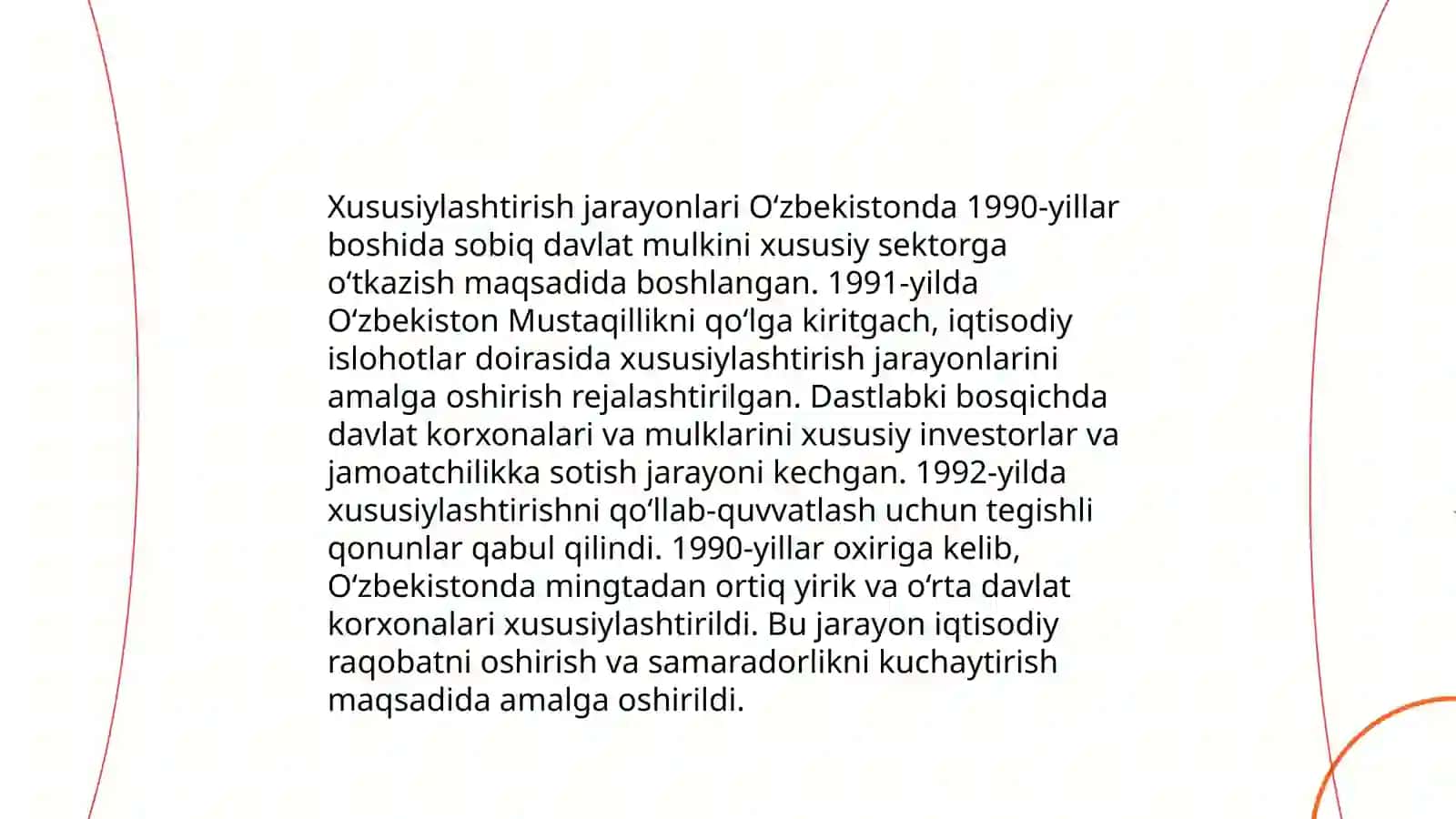 Karimov hokimyati davirdagi iqtisodiy islohotlar 4