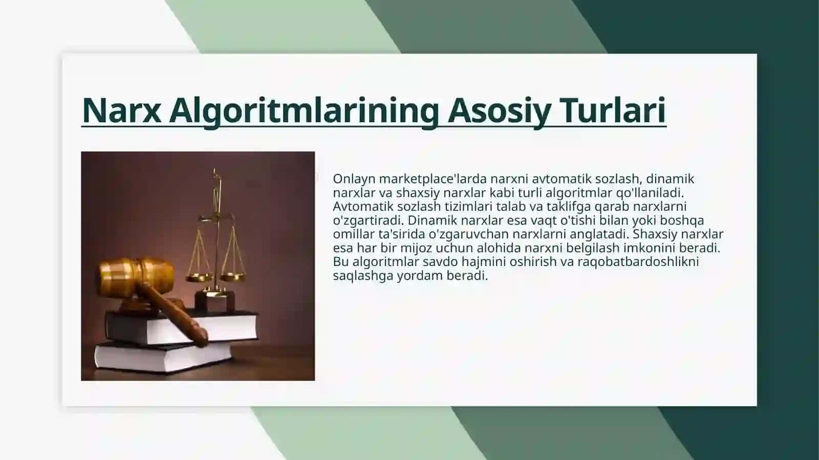 Onlayn marketplacelarda narx algoritmlari va kartel xavfi 4