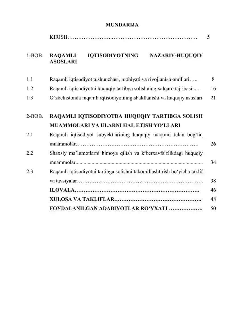 Raqamli iqtisodiyotda huquqiy tartibga solish muammolari 4