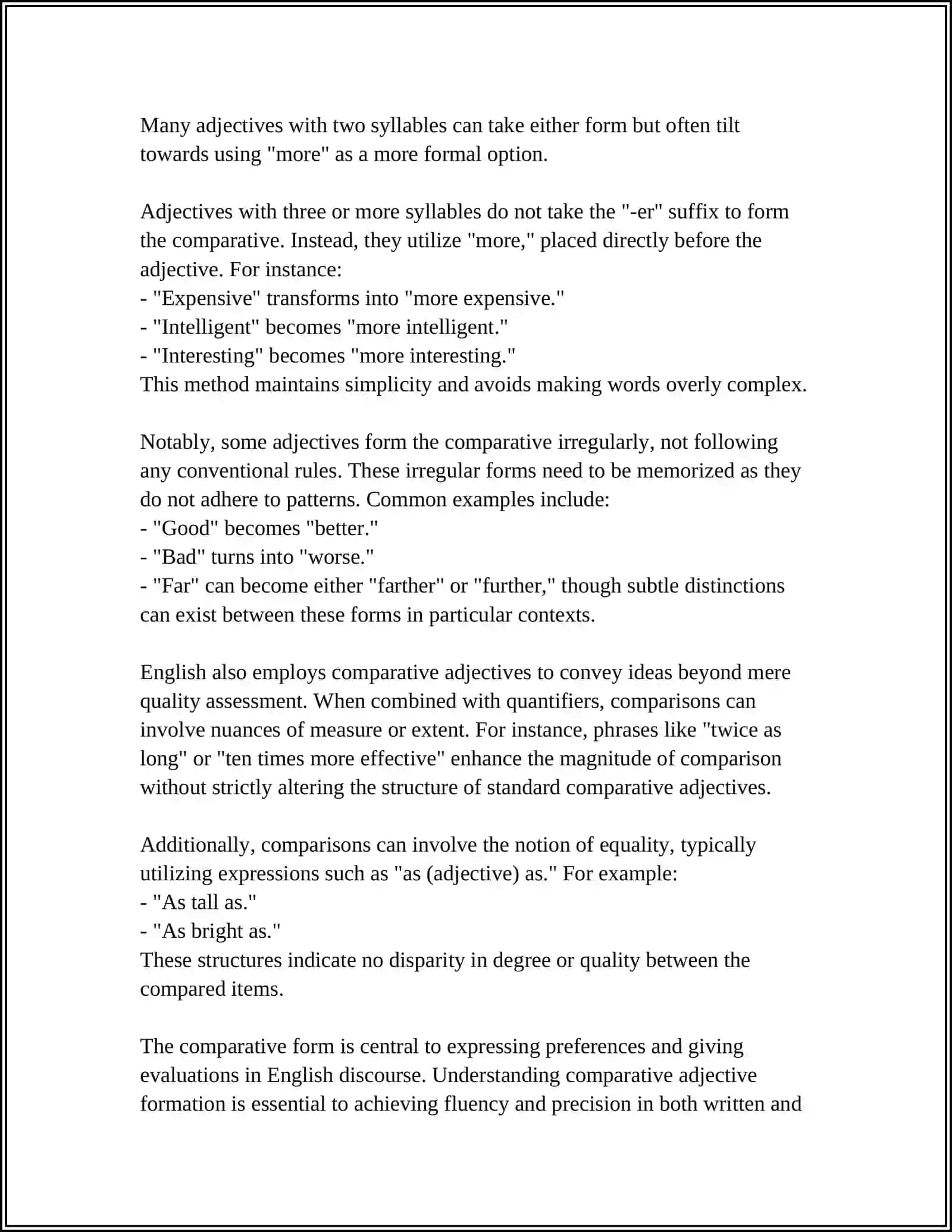 CORPORATIVES AND SUPERLATIVES 4