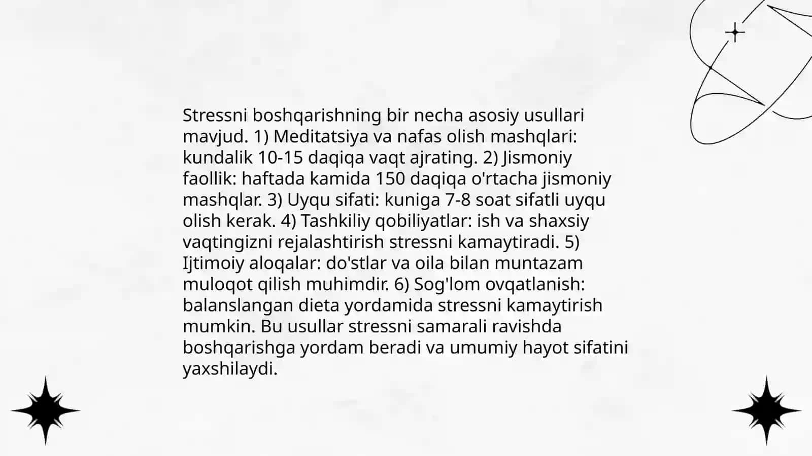 Tinch va hotirjam yashash baxti 4