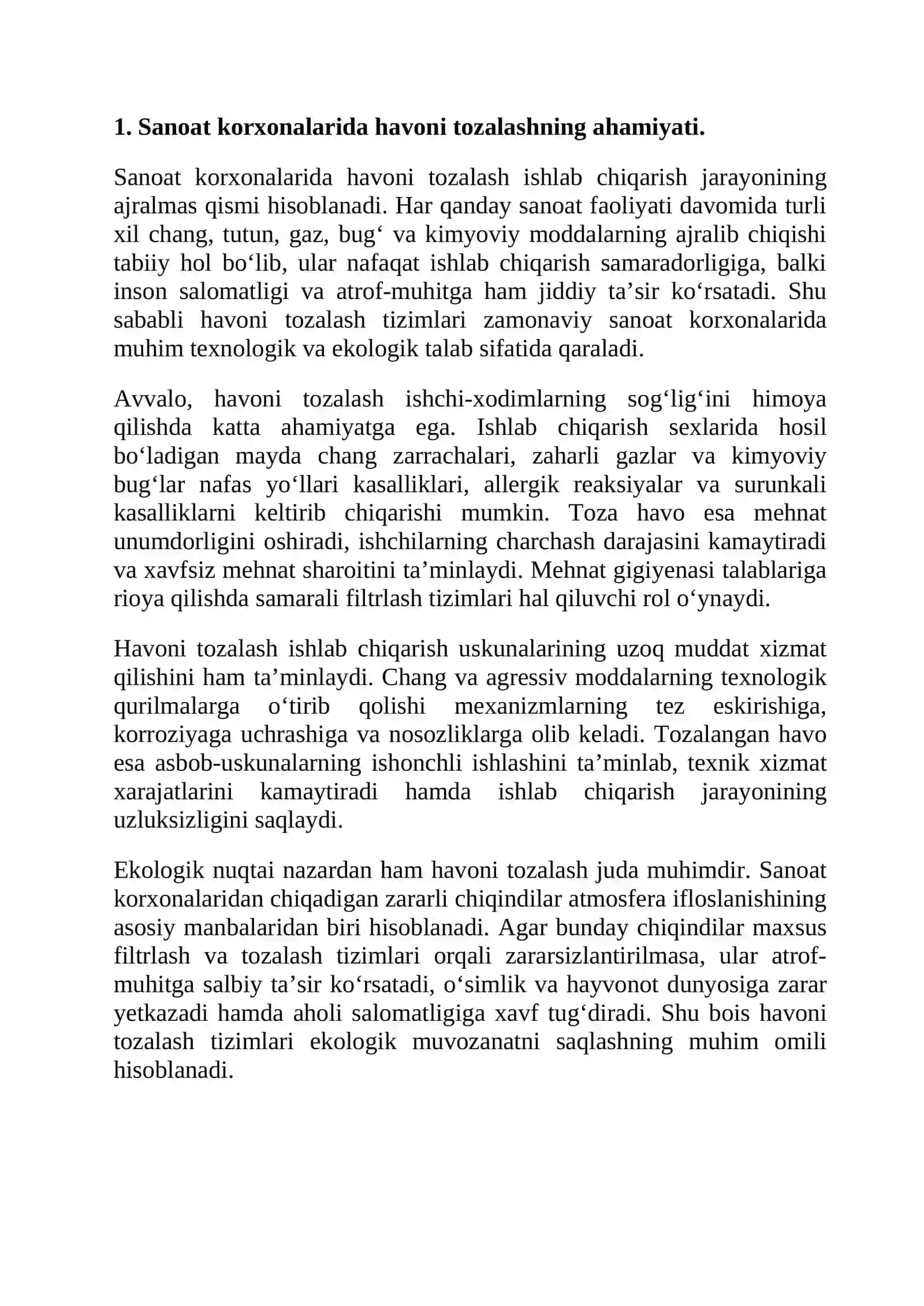 Havo filtrlari 4