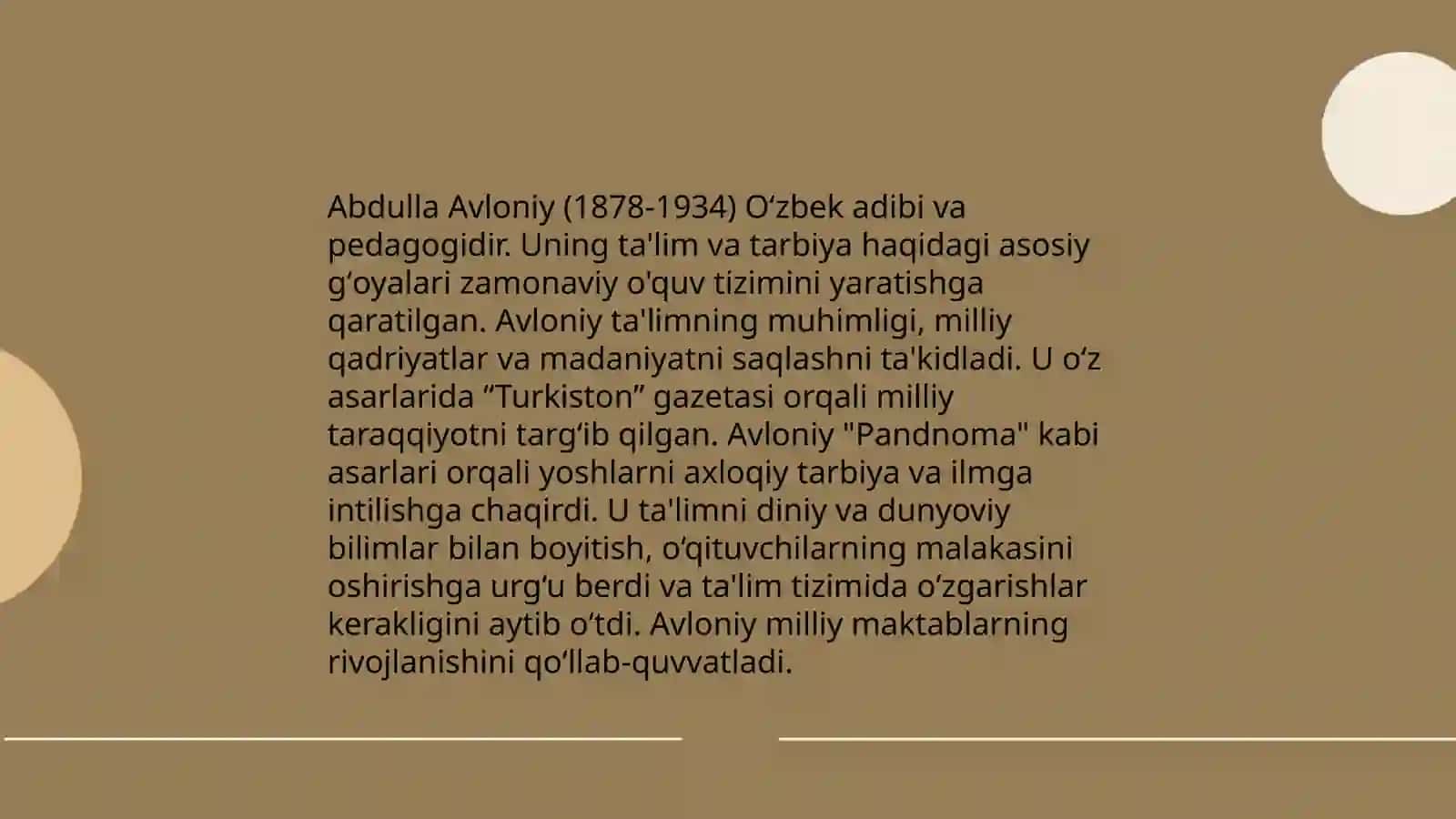 Abdulla Avloniyning pedagogik faoliyati va ta'lim tarbiya haqidagi qarashlari 4