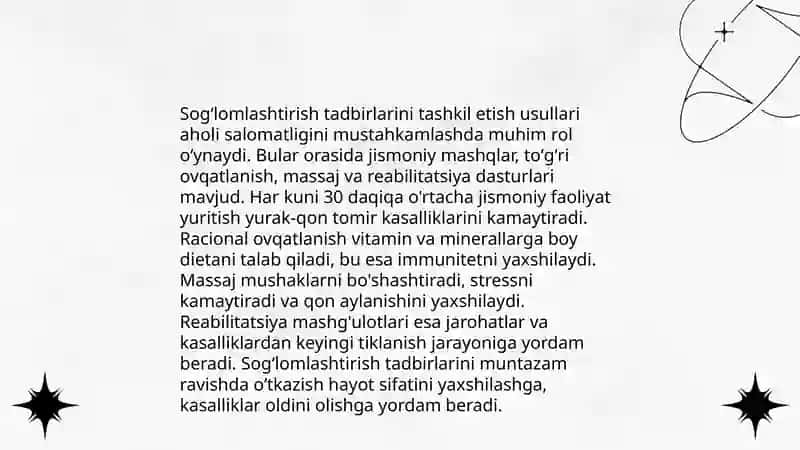 Aholi turar joylarida ommaviy sport va sogʻlomlashtirish tadbirlarini tashkil etish va oʻqitish metodikasi 4