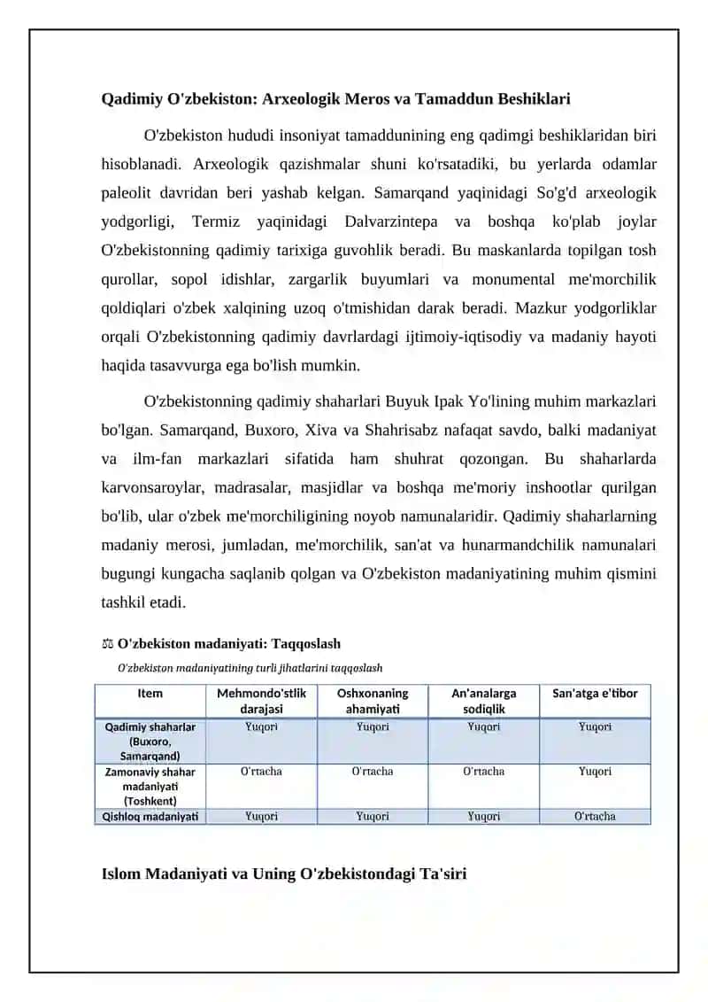 O'zbekiston madaniyati 4