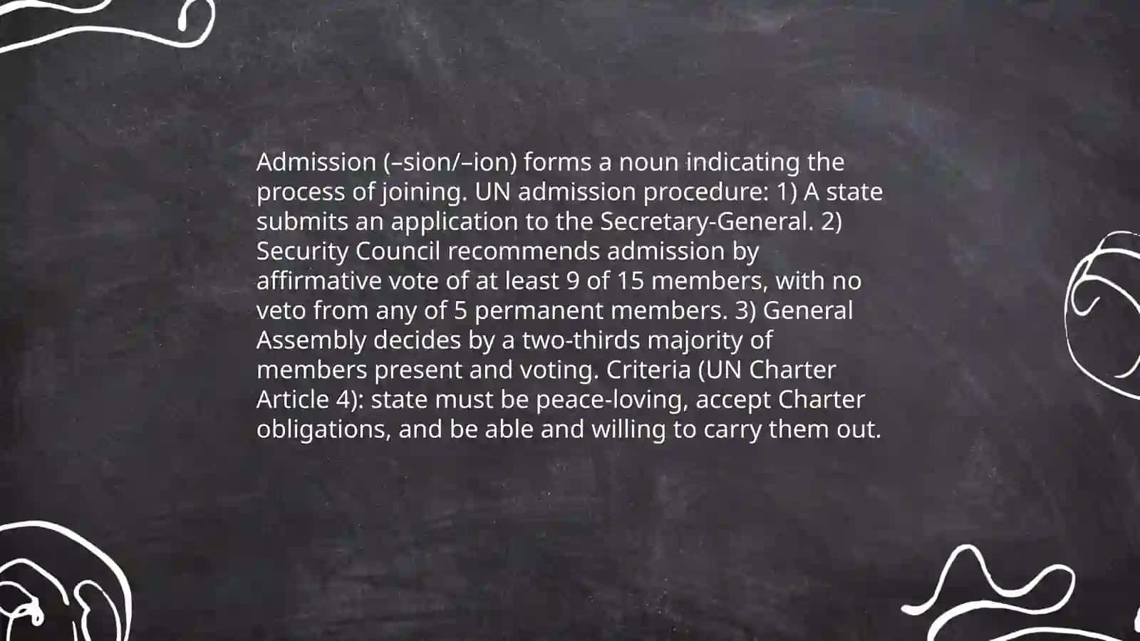 The first steps to the UN. Noun suffixes 4