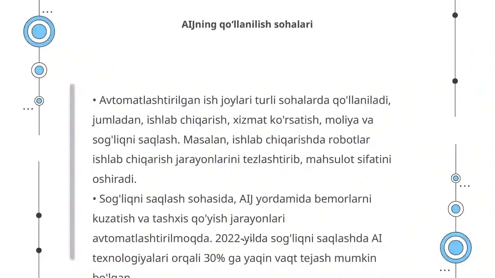 Avtomatlashtirilgan ish joylari Axborot texnologiyalari 4