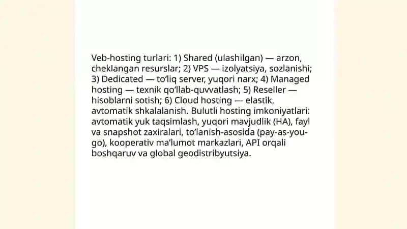 Sayt yaratish imkoniyatlar 4