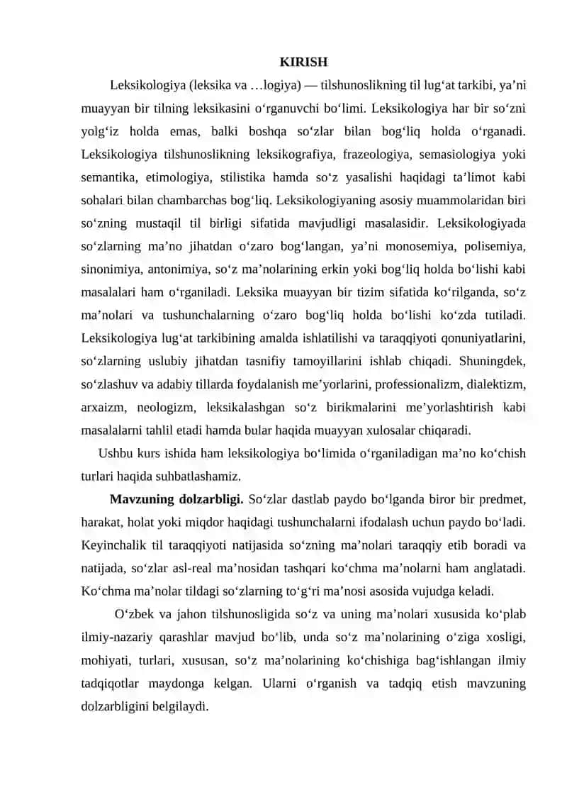 O‘ZBEK TILSHUNOSLIGIDA METONIMIYA HODISASIGA ILMIY MUNOSABAT 4