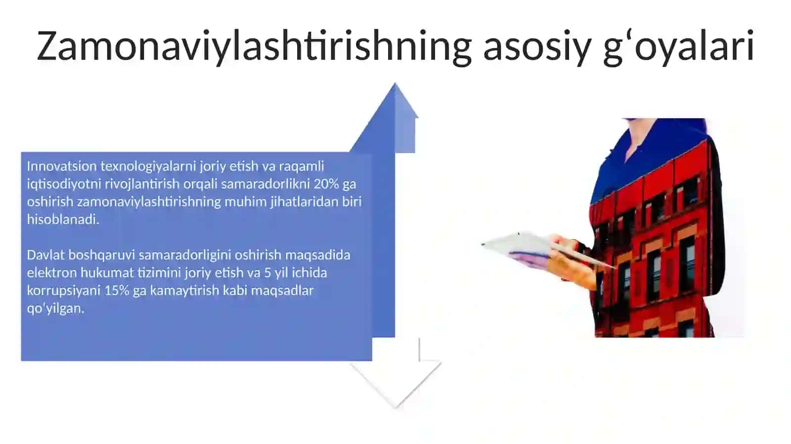 Zamonaviylashtirishning asosiy yo'nalishlari va strategiyalari 4