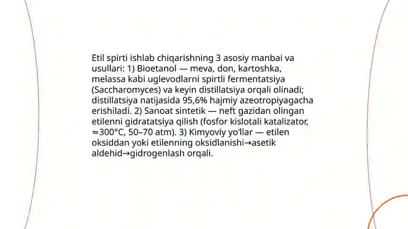 Etil spirti. Alkogolizm va uning asoratlari 4