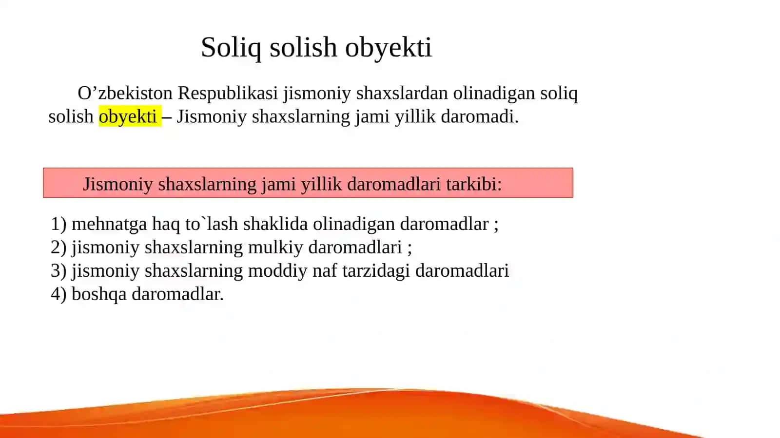 JISMONIY SHAXSLARDAN OLINADIGAN DAROMAD SOLIG‘I 4