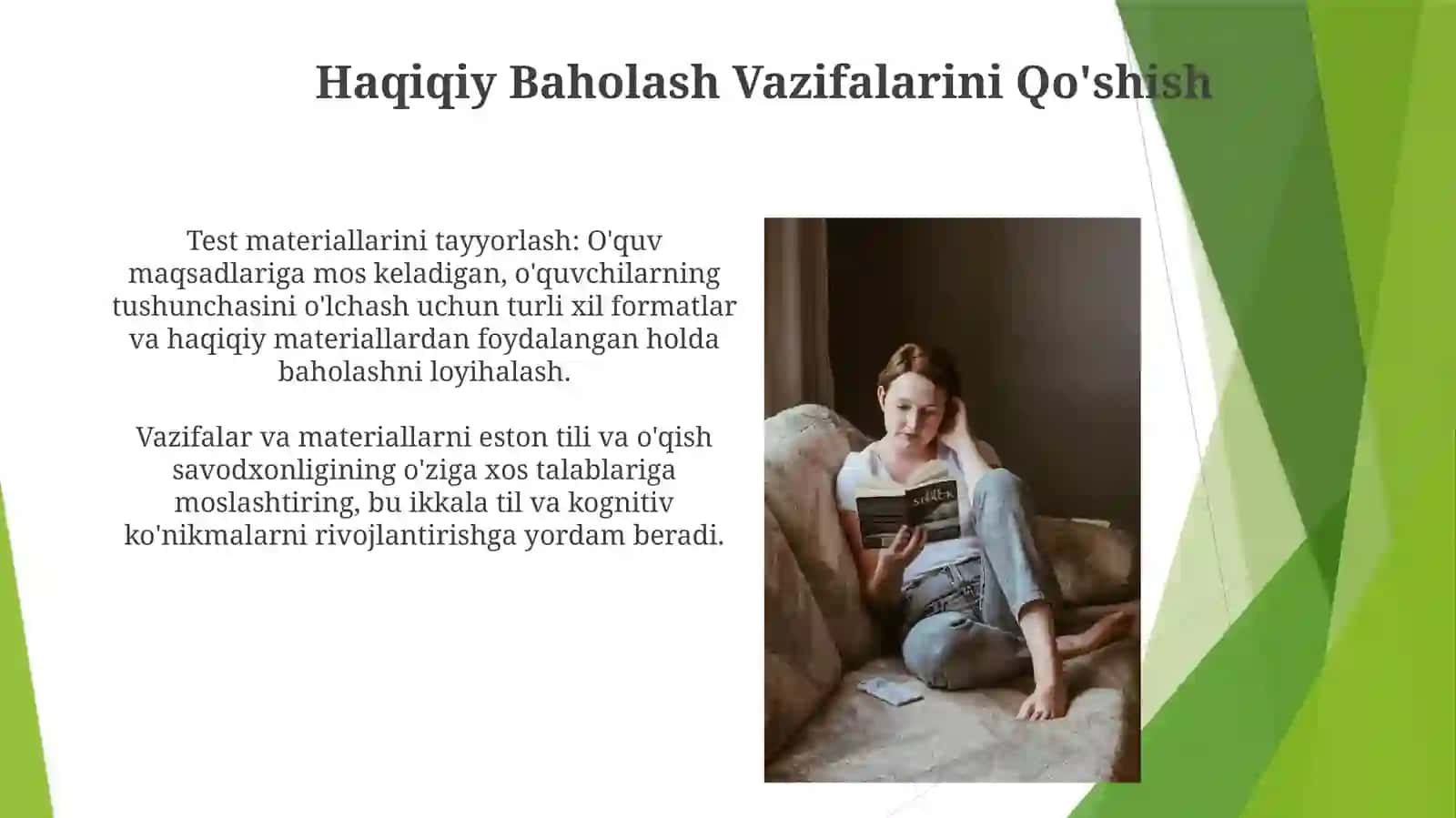 4-sinf ona tili va õqish savodxonligi fanidan test materiallari tayyorlash 4