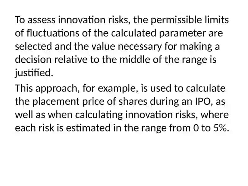 Evaluation of the effectiveness and cost of an innovative project 4